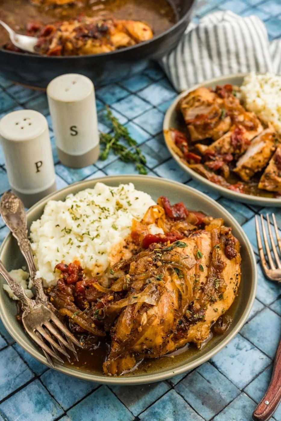 Chicken teriyaki and rice — 1