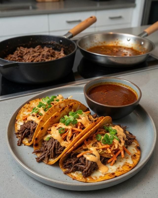 🌮🔥 Korean BBQ Birria Tacos — photo 1