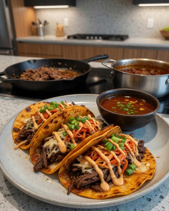 🌮🔥 Korean BBQ Birria Tacos — photo 4
