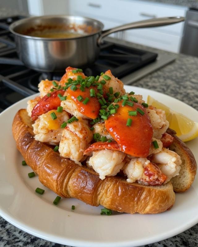🦞🧈 Brown Butter Lobster Roll on a Toasted Croissant — photo 2