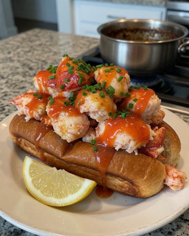 🦞🧈 Brown Butter Lobster Roll on a Toasted Croissant — photo 4