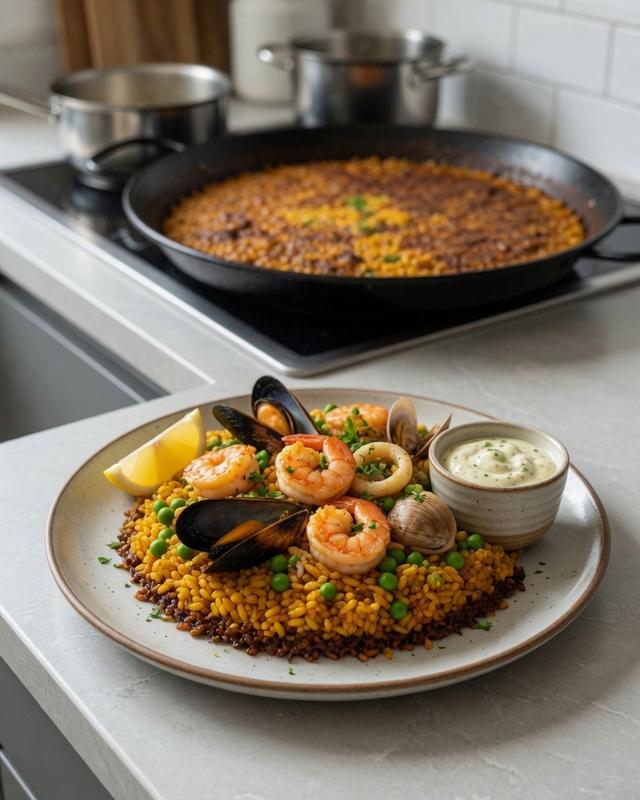 🦐🍚🍋 Golden Socarrat Paella — photo 2