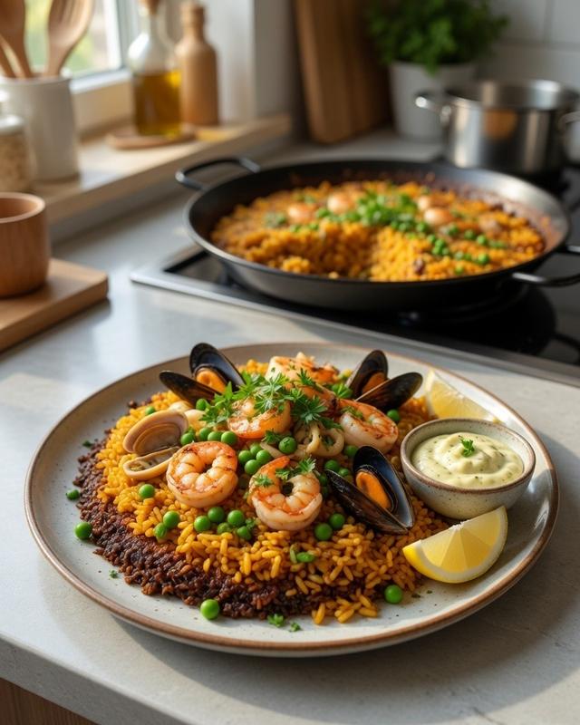 🦐🍚🍋 Golden Socarrat Paella — photo 3