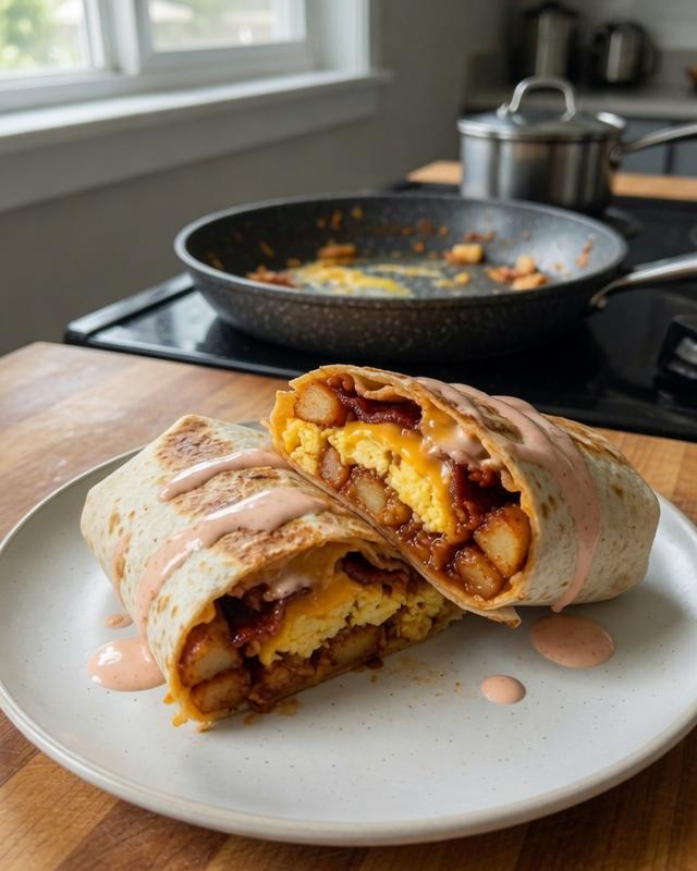 🌯🌶️ Gochujang Sunrise Burrito — photo 4