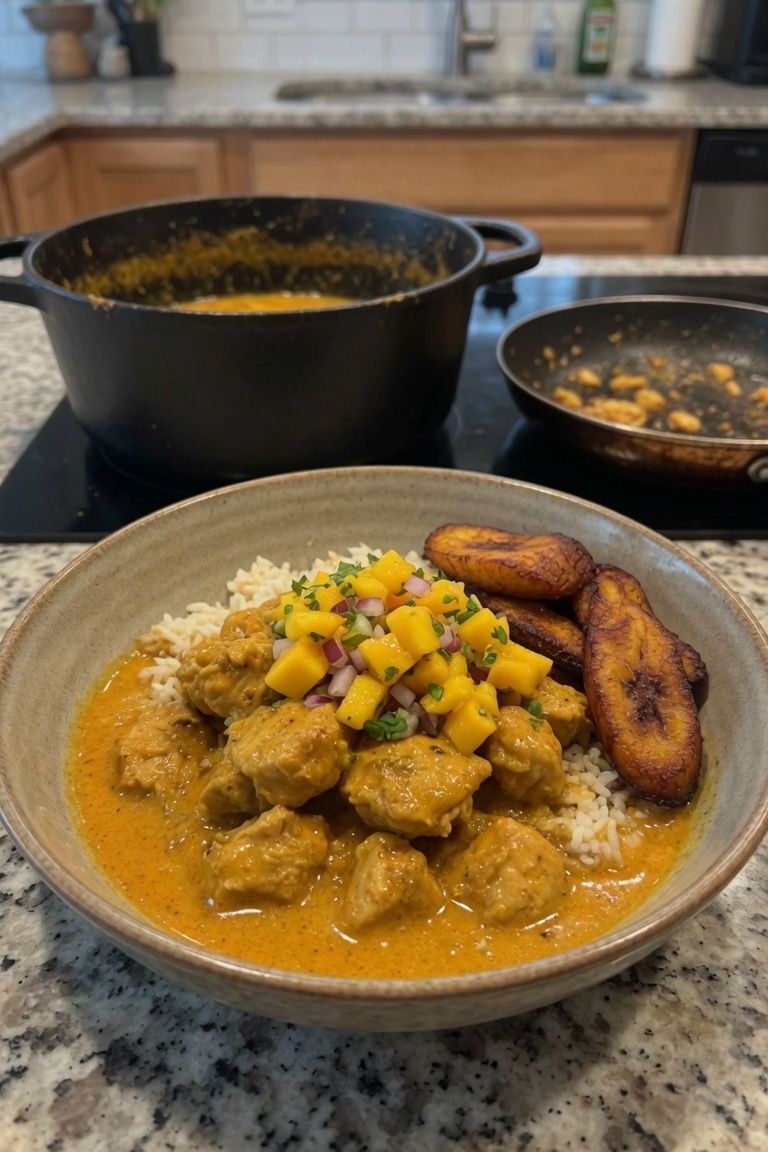 🥥🍛 Caribbean Coconut Curry Chicken Bowl — 2