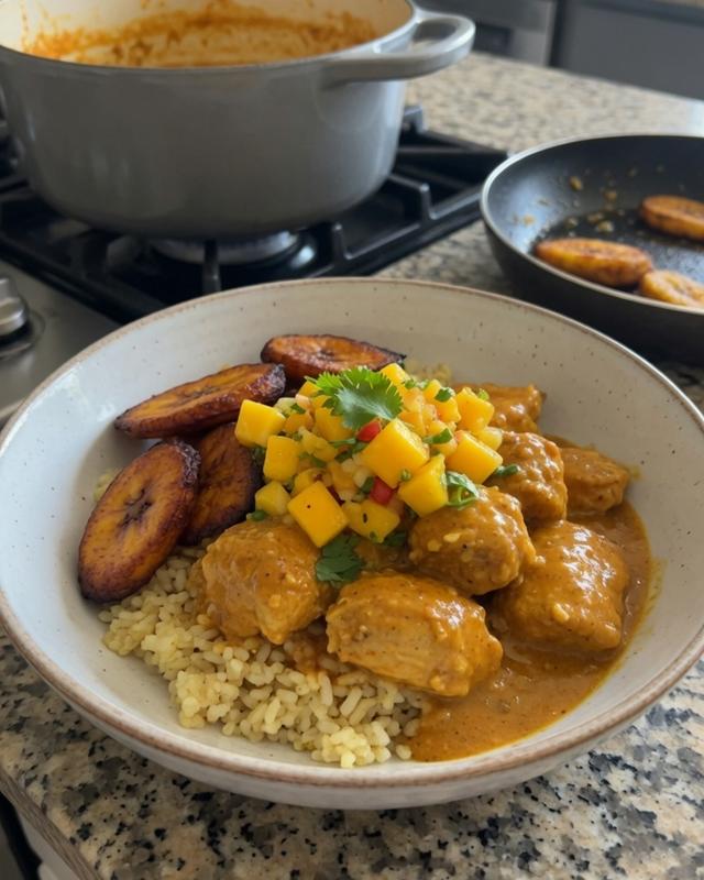 🥥🍛 Caribbean Coconut Curry Chicken Bowl — photo 4