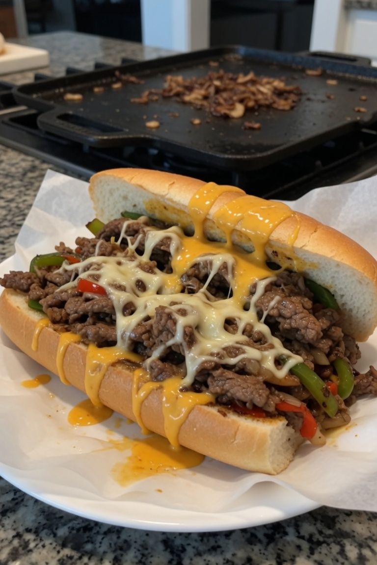 🧀🥩 Authentic “Whiz Wit” Philly Cheesesteak — 2