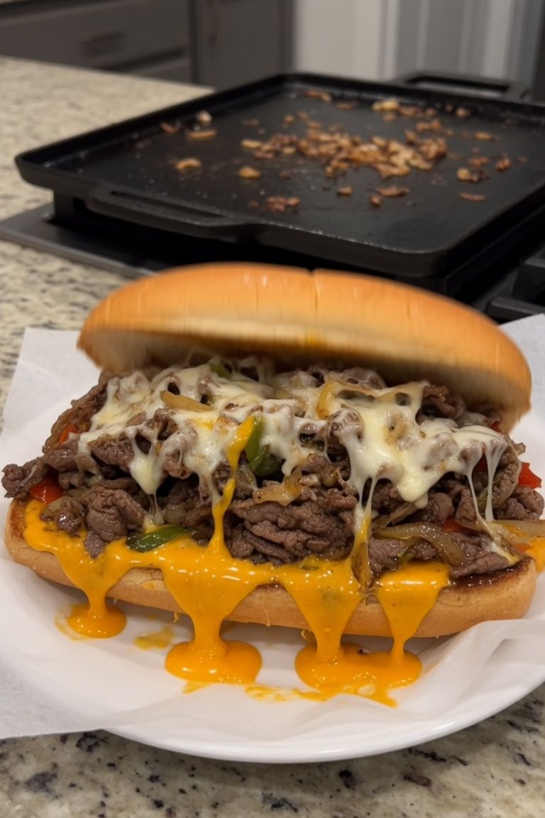 🧀🥩 Authentic “Whiz Wit” Philly Cheesesteak — 3