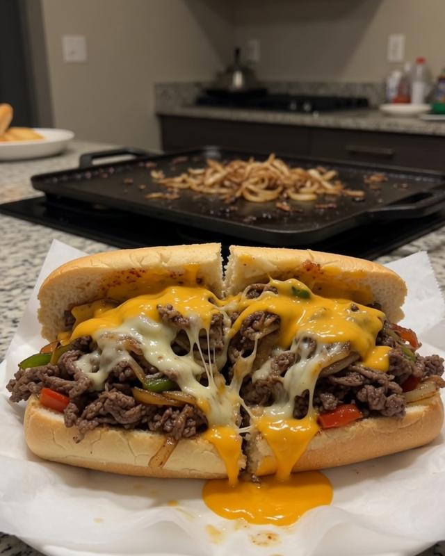 🧀🥩 Authentic “Whiz Wit” Philly Cheesesteak — photo 4
