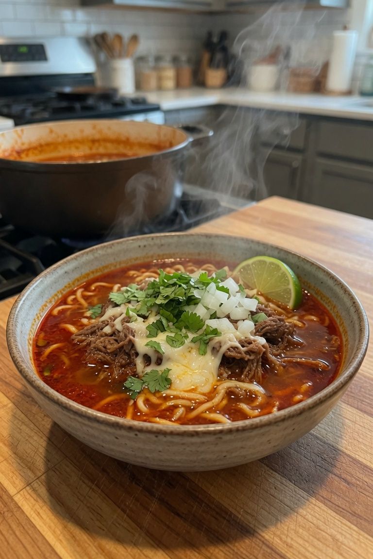 🌶️🍜 Birria Ramen Bowl — 2