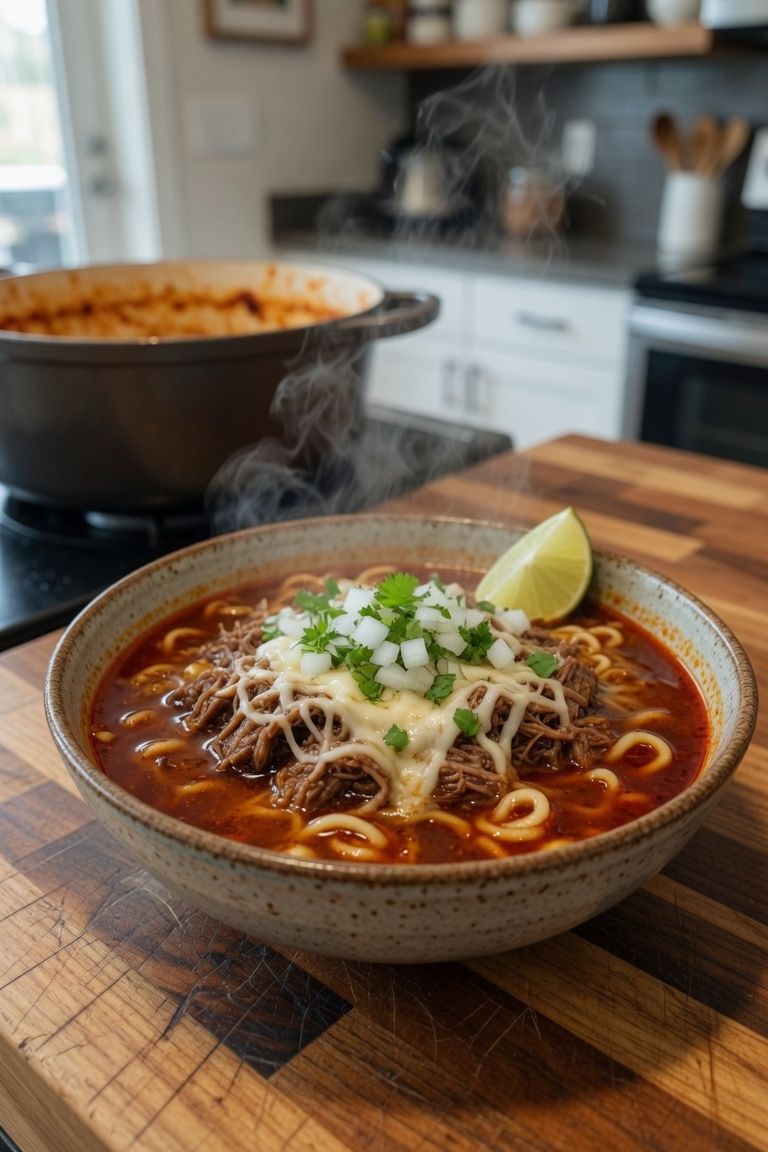🌶️🍜 Birria Ramen Bowl — 3