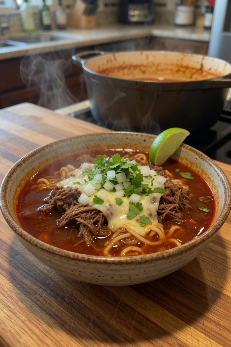 🌶️🍜 Birria Ramen Bowl — 4