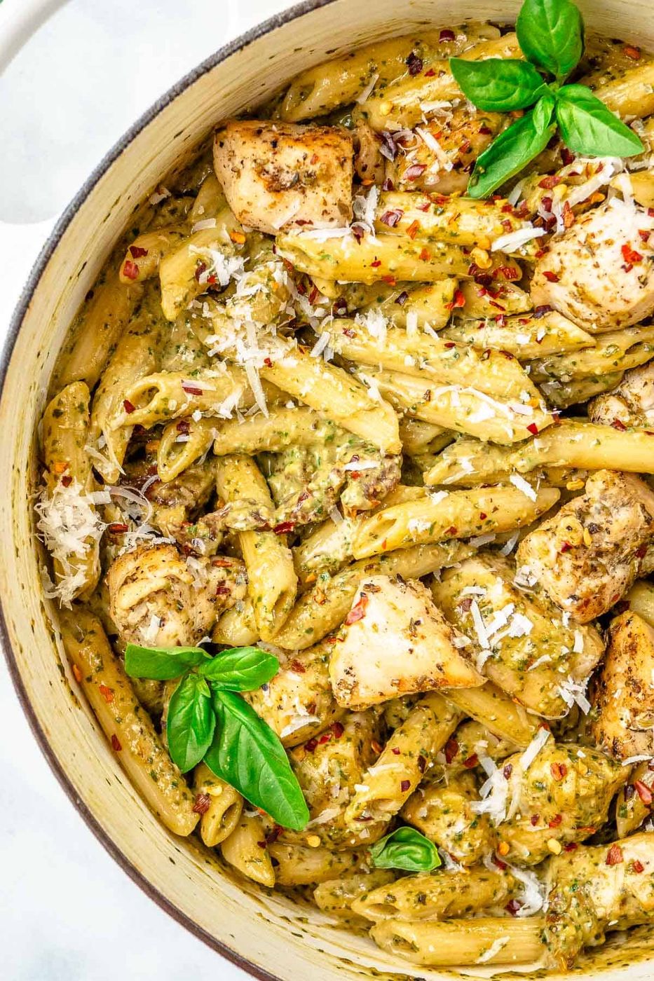 Chicken pesto pasta — 1