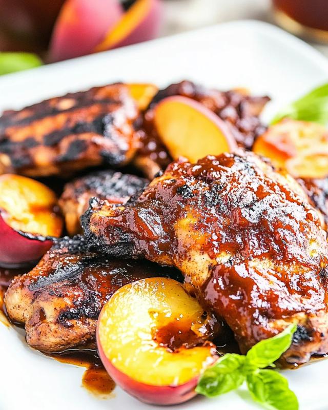 Smoky Peach & Bourbon Glazed Chicken Plate — photo 2