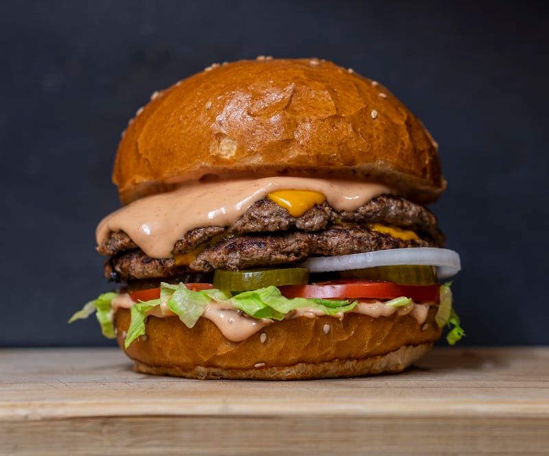Double Smash Burger Plate — photo 1