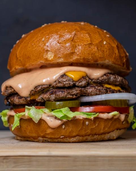 Double Smash Burger Plate — photo 1