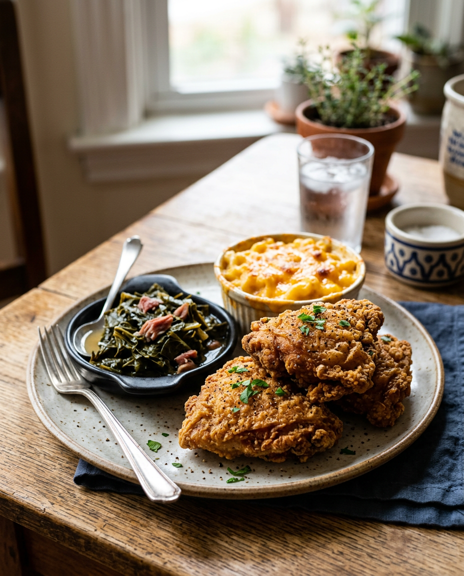 Soul Food Fried Chicken Plate — photo 1