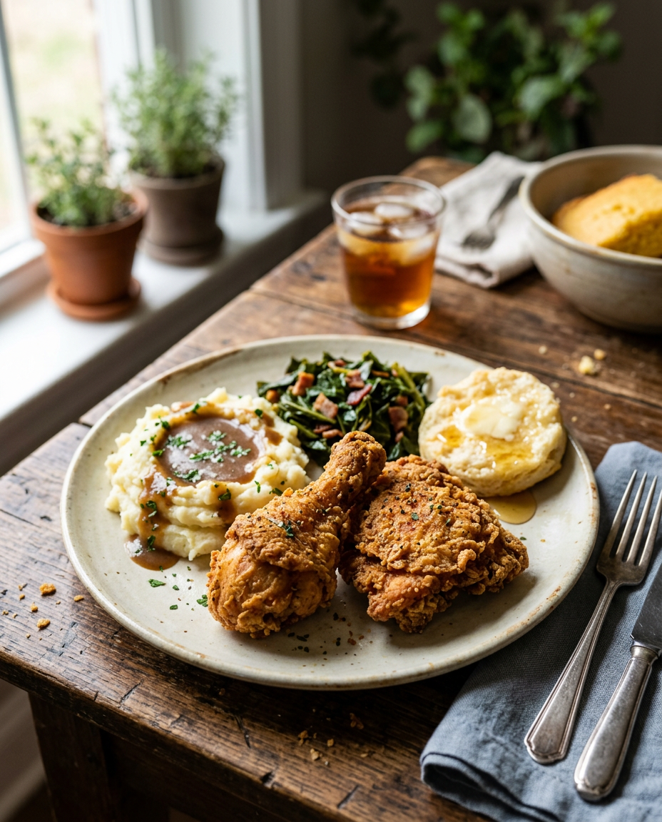 Soul Food Fried Chicken Plate — 2