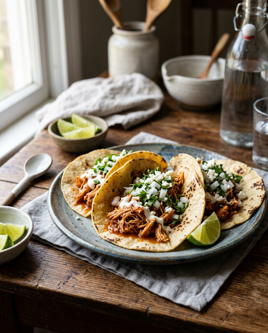 Homestyle Chicken Tinga Tacos — 1