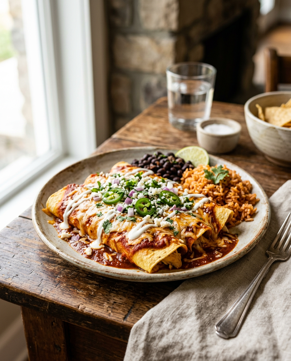 Green Chile Chicken Enchiladas — 2