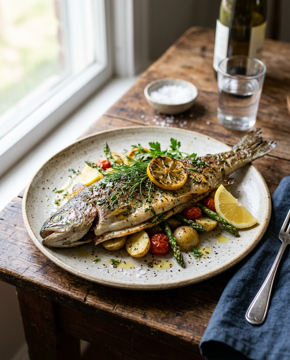 Trout Almondine — 3