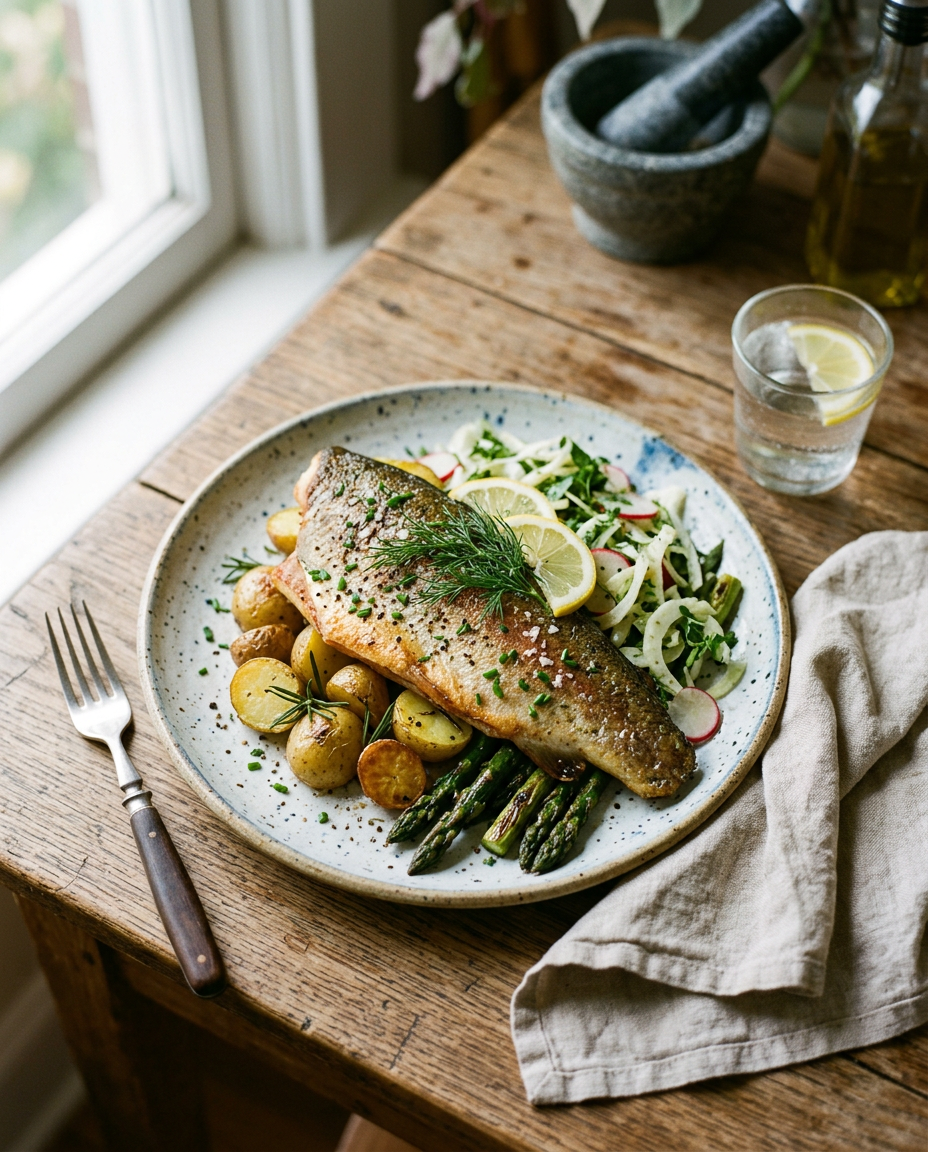 Trout Almondine — 4