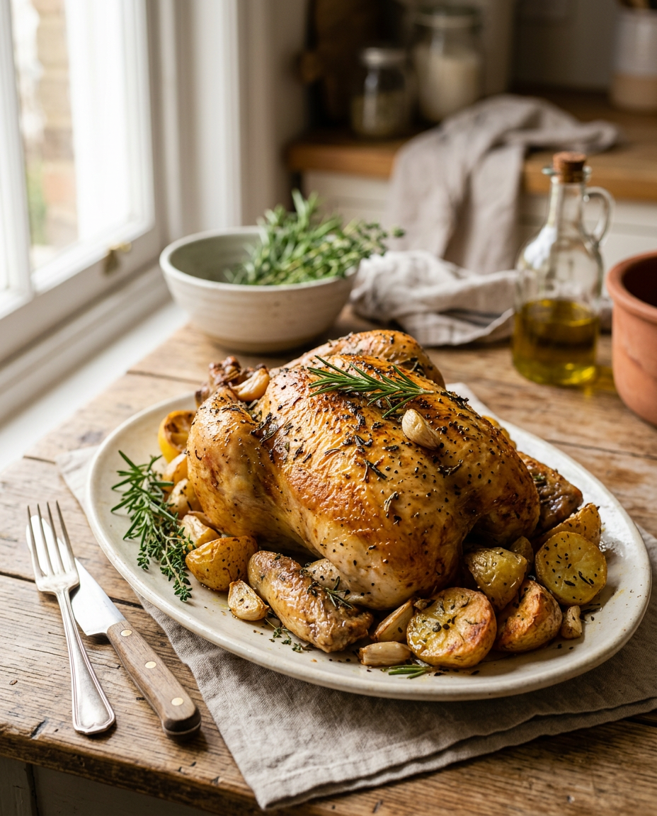 Sunday Roast Chicken with Herbs — 1