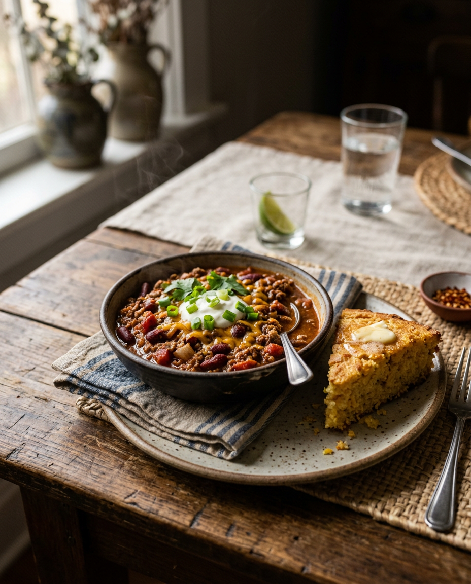 Slow-Cooked Utah Chili Bowl — 3