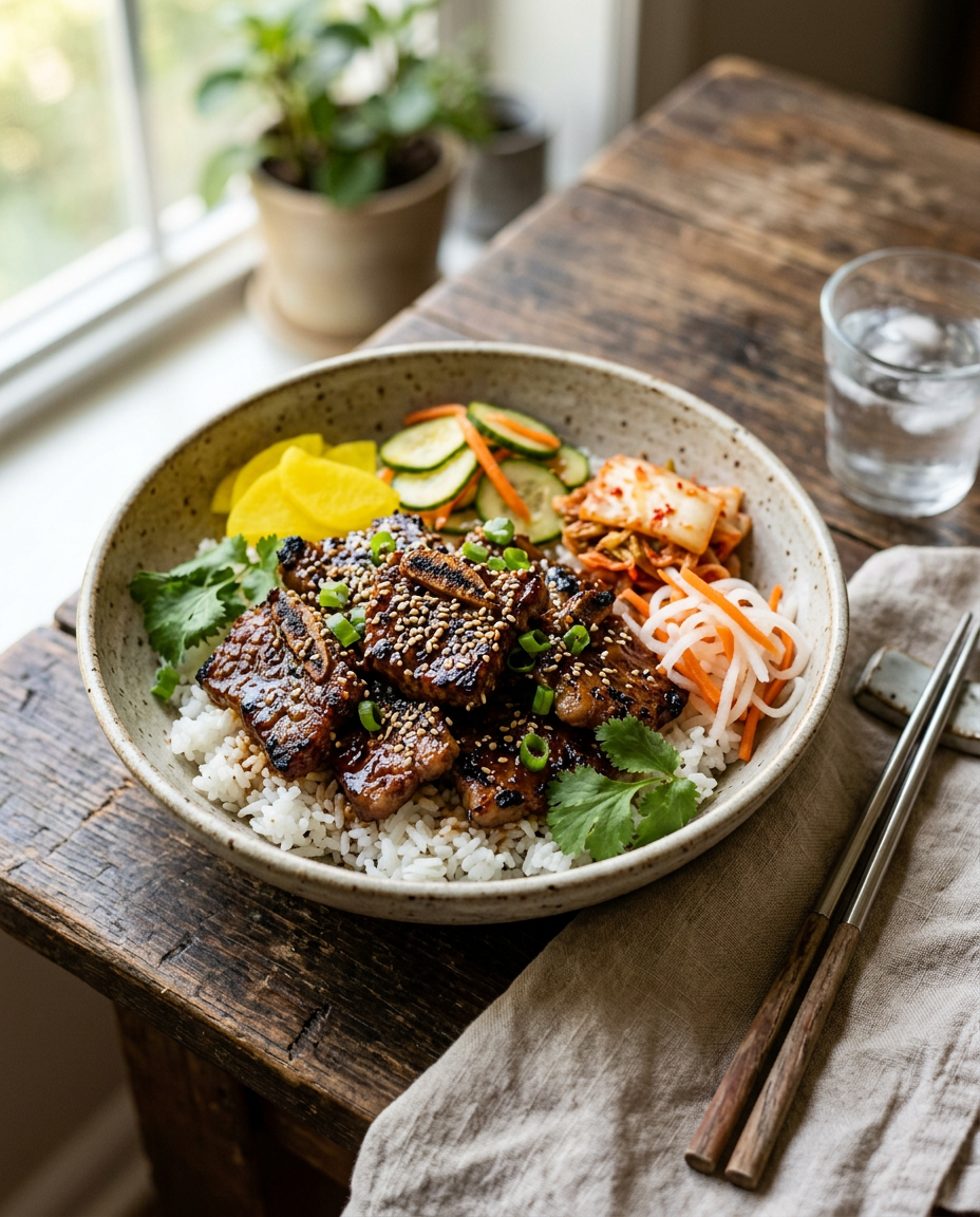 Korean-Style Short Rib Bowl — 1