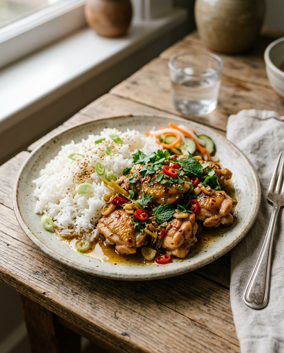 Lemongrass Chicken Rice Bowl — 2
