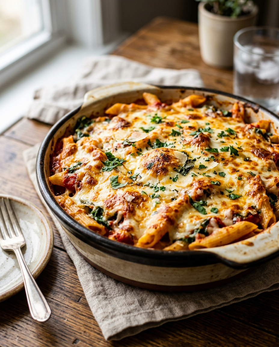Cheesy Baked Ziti — 2