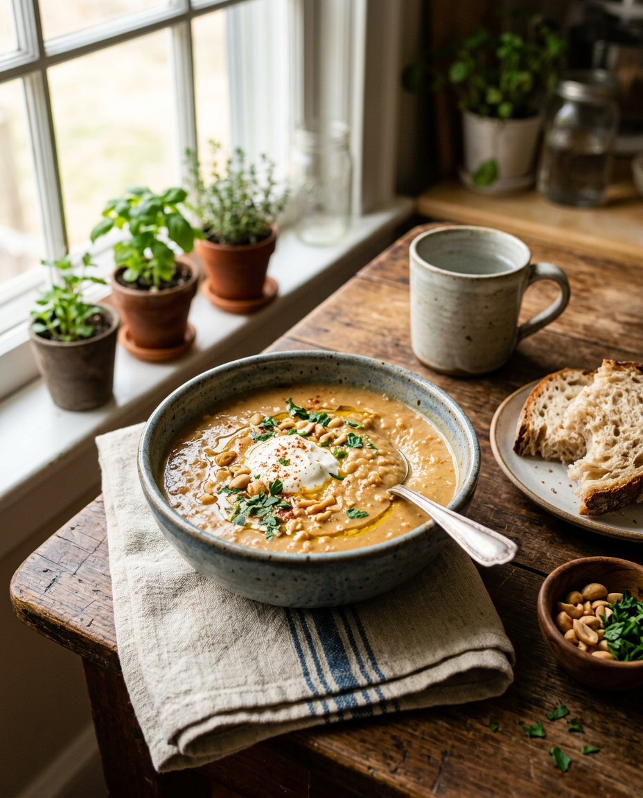 QA Test Plate — Peanut Soup