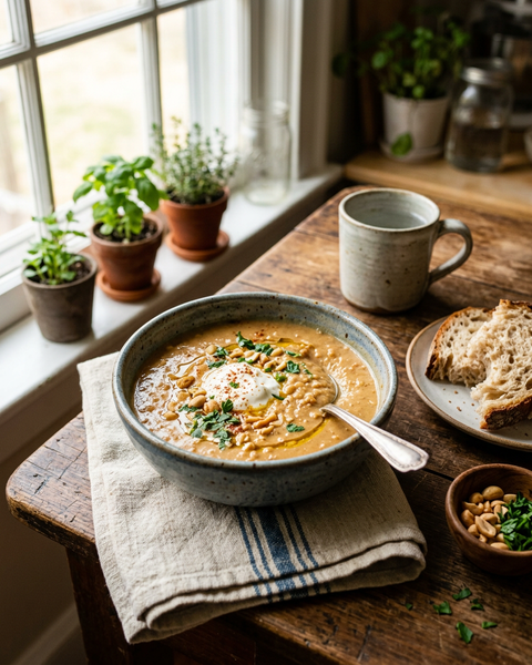 QA Test Plate — Peanut Soup